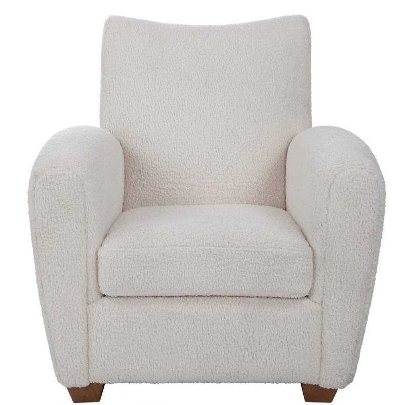 Teddy Boucle Accent Chair - Natural